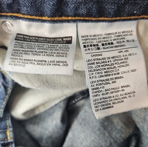 Levi's 569 Loose Fit Men's Blue Jean Denim Shorts - Picture 3 of 8